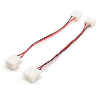 Комплект коннекторов Apeyron Electrics 09-14 (2 клипсы с проводами) для одноцветной светодиодной ленты 12В 10мм IP65 - Светильники - Cветодиодные ленты - . Магазин оборудования для автономного и резервного электропитания Ekosolar.ru в Чехове