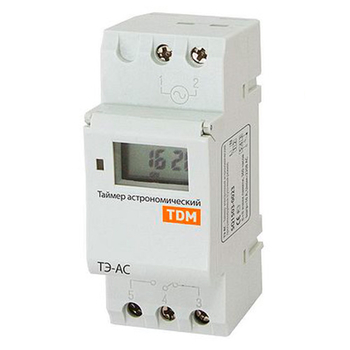 Таймер электронный астрономический ТЭ-АС 16А-DIN TDM SQ1503-0023 - Электрика, НВА - Реле, автоматизация и управление - Таймеры - . Магазин оборудования для автономного и резервного электропитания Ekosolar.ru в Чехове
