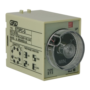 Реле времени 220V ST3PC-G (4-24h) Энергия - Электрика, НВА - Реле, автоматизация и управление - Реле времени - . Магазин оборудования для автономного и резервного электропитания Ekosolar.ru в Чехове