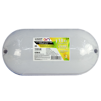 Банник LT-LBWP-03-IP65-18W-6500К LED овальный - Светильники - Для ЖКХ - . Магазин оборудования для автономного и резервного электропитания Ekosolar.ru в Чехове