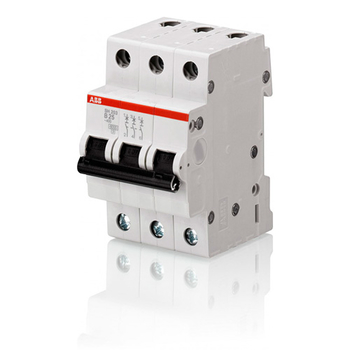 Автоматический выключатель ABB SH203L 3P 25А (С) 4,5kA - Электрика, НВА - Модульное оборудование - Автоматические выключатели - . Магазин оборудования для автономного и резервного электропитания Ekosolar.ru в Чехове