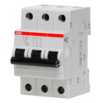 Автоматический выключатель ABB SH203L 3P 63А (С) 4,5 kA - Электрика, НВА - Модульное оборудование - Автоматические выключатели - . Магазин оборудования для автономного и резервного электропитания Ekosolar.ru в Чехове
