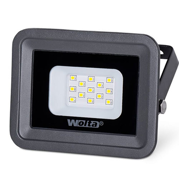 Светодиодный прожектор WOLTA WFL-10W/06W серый 5500K 10Вт SMD IP65 850Лм - Светильники - Прожекторы - . Магазин оборудования для автономного и резервного электропитания Ekosolar.ru в Чехове