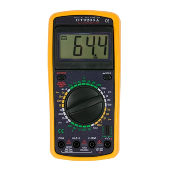 Мультиметр DT 9205A Энергия - Электрика, НВА - Измерительный инструмент - Мультимеры - . Магазин оборудования для автономного и резервного электропитания Ekosolar.ru в Чехове