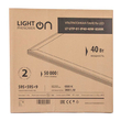 Панель ультратонкая светодиодная LightPhenomenON LT-UTP-02-IP40-40W-6500К 4E комплект с драйвером - Светильники - Для общественных зданий - . Магазин оборудования для автономного и резервного электропитания Ekosolar.ru в Чехове