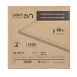 Панель ультратонкая светодиодная LightPhenomenON LT-UTP-01-IP40-40W-4000К - Светильники - Для общественных зданий - . Магазин оборудования для автономного и резервного электропитания Ekosolar.ru в Чехове
