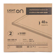Панель ультратонкая светодиодная LightPhenomenON LT-UTP-02-IP40-40W-6500К LED - Светильники - Для общественных зданий - . Магазин оборудования для автономного и резервного электропитания Ekosolar.ru в Чехове